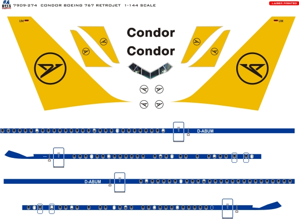 8aDecs.::.Decals Catalogue Condor Retrojet